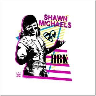 Shawn Michaels HBK Neon Poster Posters and Art